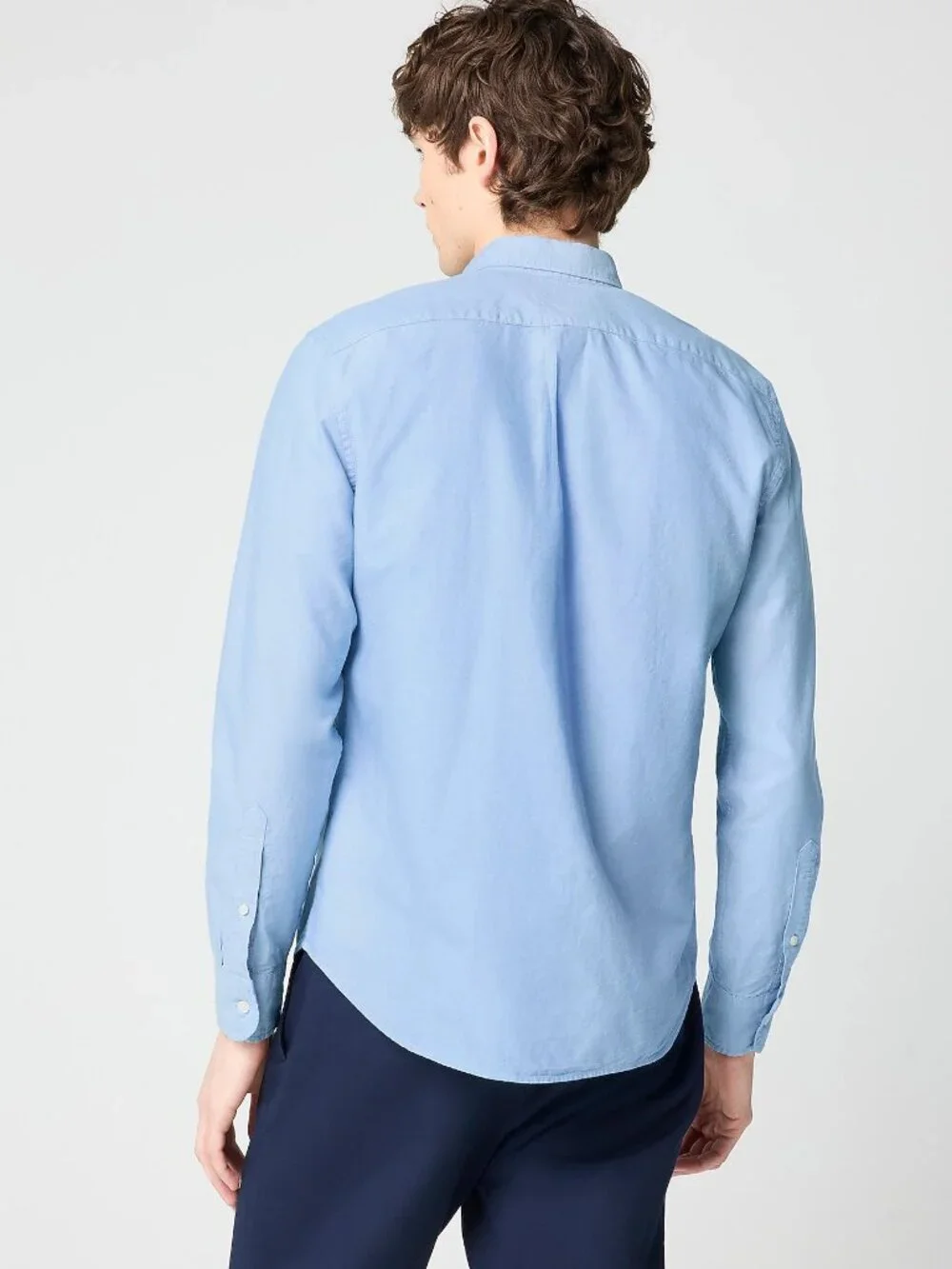 J Crew Classic-Fit Everyday Oxford Shirt Light Blue Cross Dye Medium NWT